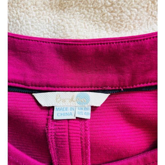 Boden Herimone Ottoman Ribbed Dress Size 4 Short Sleeve - Picture 5 of 9